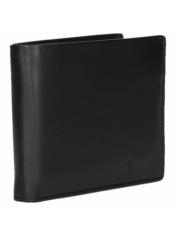 Esquire New Silk - Geldbörse 9cc 11 cm CARDSAFE (black) in schwarz