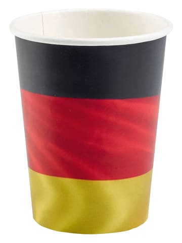 amscan Deutschland Pappbecher (8er Set, 250ml) in mehrfarbig