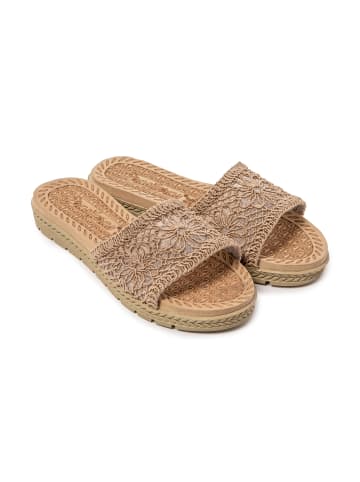Brasileras Pantoletten "Breezie" in Braun