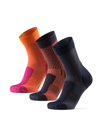 DANISH ENDURANCE Wandersocken Merino Hiking Light in orange