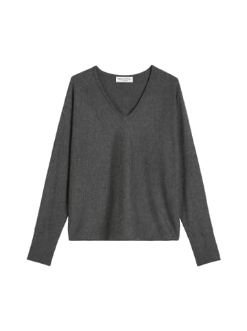 Marc O'Polo Feinstrick-Pullover oversized in Dark Grey Melange