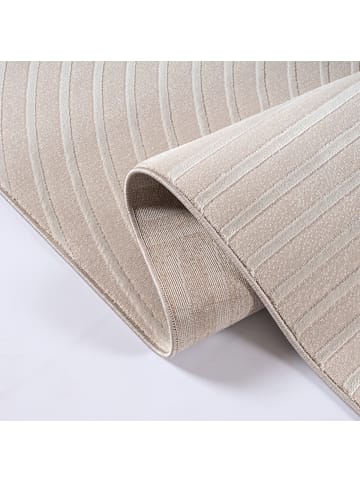 KADIMA DESIGN Teppichläufer Geometrisch pflegeleicht Wohnzimmer Schlafzimmer Flur in Beige