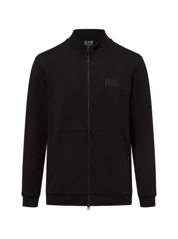 EA7 Sweatjacke in schwarz - 0001