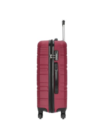 Paradise by CHECK.IN Santiago - 4-Rollen-Trolley 66 cm in beere