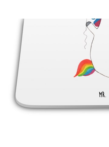 Mr. & Mrs. Panda Tischuntersetzer Einhorn Luftballon ohne Spruch in Weiß