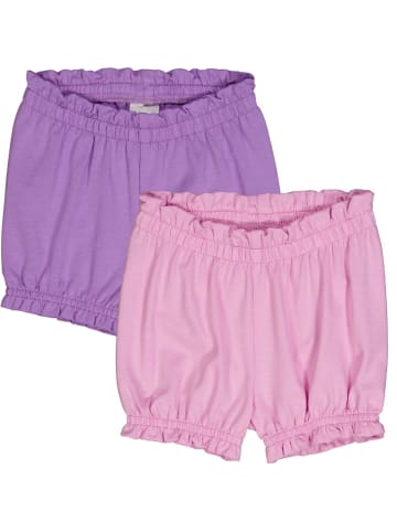 Fred´s World by GREEN COTTON Babyshorts 2er-Pack in lavender/Pastel