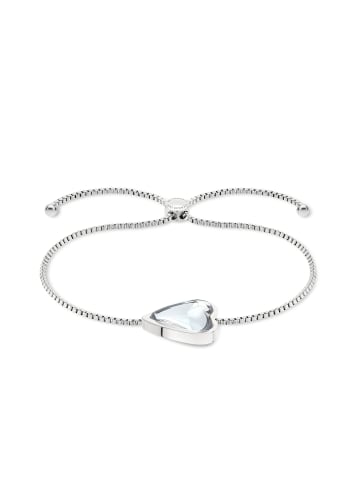 LIEBESKIND BERLIN Armband - Glass Heart in silber