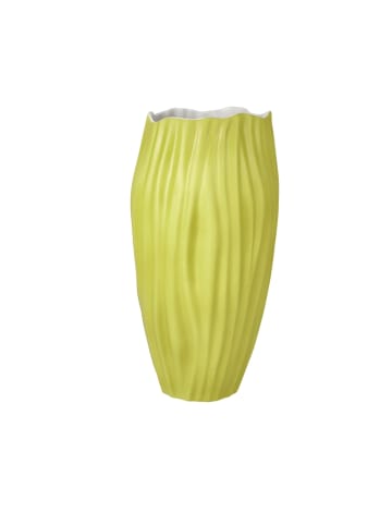 Goebel Vase " Spirulina " in hellgrün