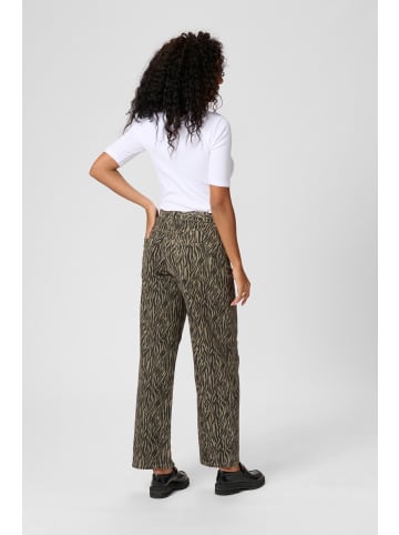 Kaffe Jeans KAleondra Loose fit in Feather Gray / Black Animal