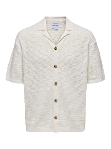 ONLY & SONS Polo in Cloud Dancer