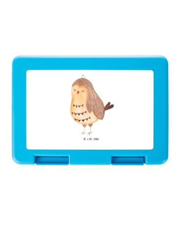 Mr. & Mrs. Panda Bento Box Eule Zufrieden ohne Spruch in Weiß