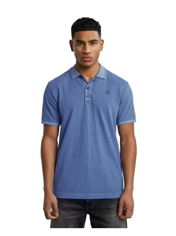 G-Star Raw Kurzärmliges Poloshirt Dunda Overdyed Slim dutch blue gd