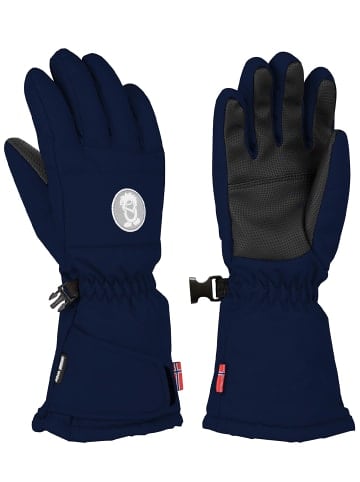 Trollkids Handschuhe "Narvik" in Marineblau / Orange