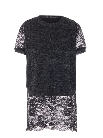 lurea Damen Strickpullover in Schwarz