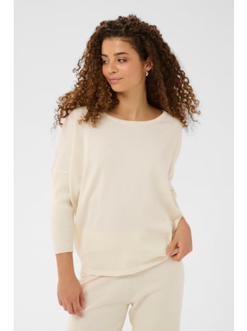 SAINT TROPEZ Strickpullover A2561, Casual fit in Seedpearl Melange