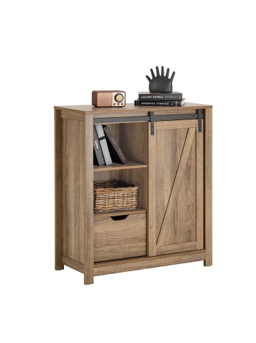 SoBuy Sideboard in Braun - (B)80 x (H)91 x (T)35cm