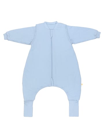 Schlummersack Schlafsack mit Füßen und umklappbaren Bündchen, 2.5 TOG in Blue Ice