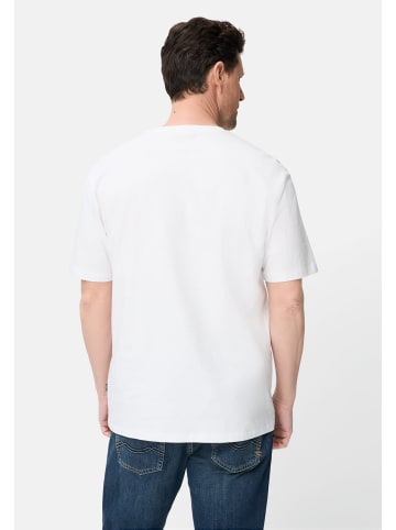Camel Active T-Shirt im Relaxed Fit in Weiß