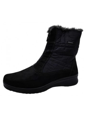 ara Schnürstiefel Weite H in Schwarz