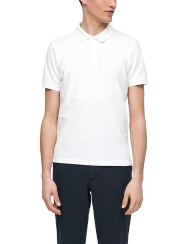 S. Oliver Poloshirt in Weiß