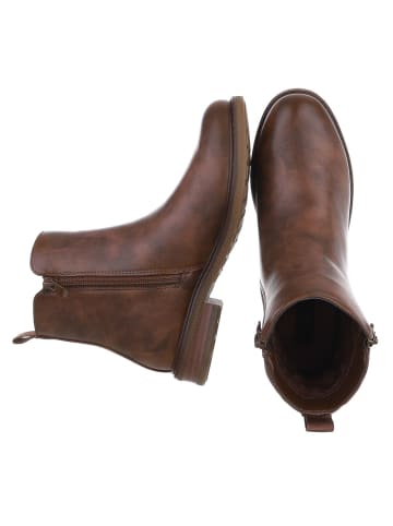 Ital-Design Stiefelette in Braun