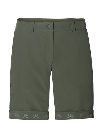 Vaude WOMENS CYCLIST SHORTS in Khaki