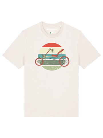 wat? Apparel T-Shirt Recumbent Bike in Off White