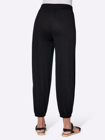 Sieh an! Jerseyhose in schwarz