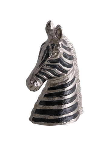 Beliani Dekofigur ZAGORA in Silber/Schwarz