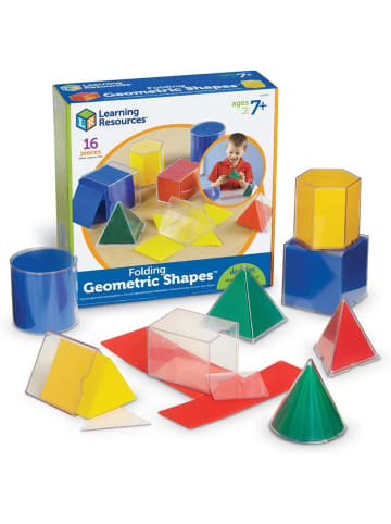 Learning Resources® Original Faltbare geometrische Formen 16 Stück montessori Mathe 2. Klasse 7+