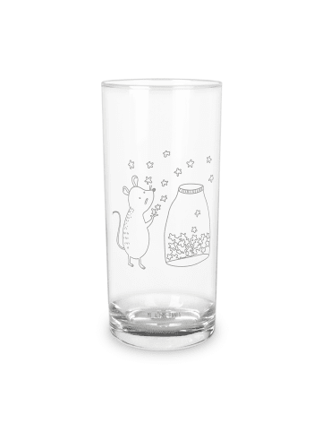 Mr. & Mrs. Panda Wasserglas Maus Sterne ohne Spruch in Transparent