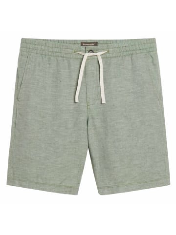 Superdry Shorts in Grau-Grün