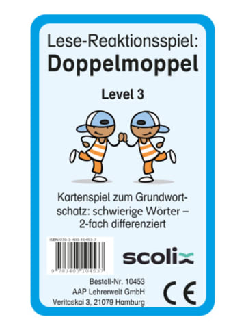 scolix Spiel - Lese-Reaktionsspiel: Doppelmoppel Level 3