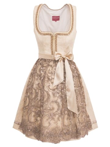 Krüger Dirndl Midi Dirndl 416966 in beige