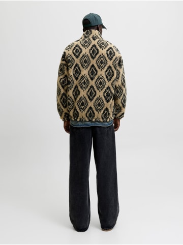 Jack & Jones Fleece Sweatshirt in Mocha Meringue