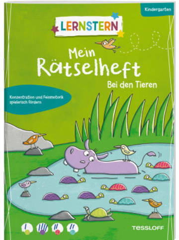 Tessloff Buch - LERNSTERN. Mein Rätselheft Kindergarten. Bei den Tieren