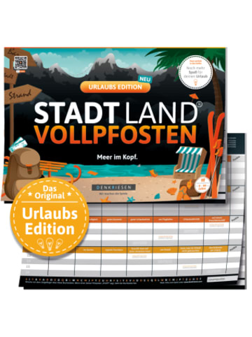 DENKRIESEN Spiel - DENKRIESEN - STADT LAND VOLLPFOSTEN® - URLAUBS EDITION - "Meer