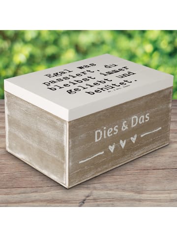 Mr. & Mrs. Panda Aufbewahrungsbox Spruch Trennung von den Eltern... in Weiß