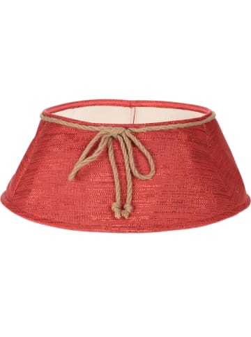 Home&Styling Collection Abdeckung für Christbaumständer in rot