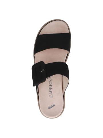 Caprice Pantolette in BLACK NUBUC