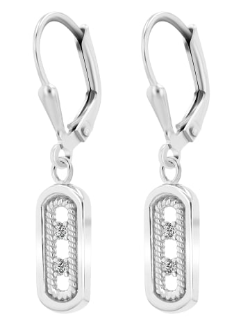 Adeliás Damen Anhänger aus 925 Silber mit Zirkonia in silber