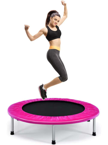 COSTWAY φ97cm Mini Trampolin in Rosa