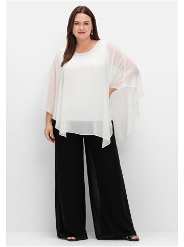 sheego Hose in schwarz