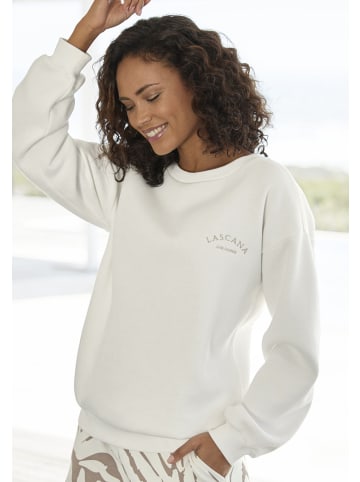 LASCANA Sweatshirt in creme