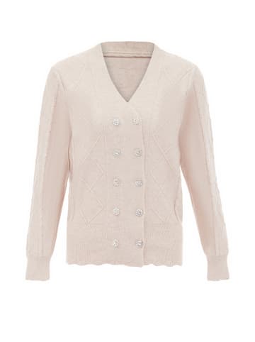 carato Damen Strickjacke in Beige