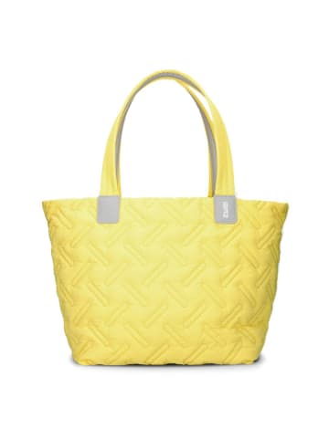 Zwei Cleo Shopper Tasche 42 cm yellow