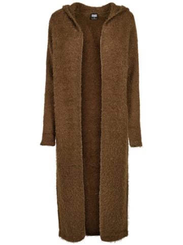 Urban Classics Urban Classics Damen Ladies Hooded Feather Cardigan in summerolive