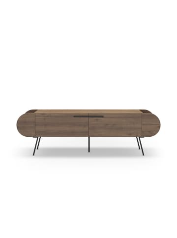 CALICOSY TV-Möbel SALUSO in Dunkles Holz - (W) 194.5 x (H) 57.7 x (L) 37.6 cm