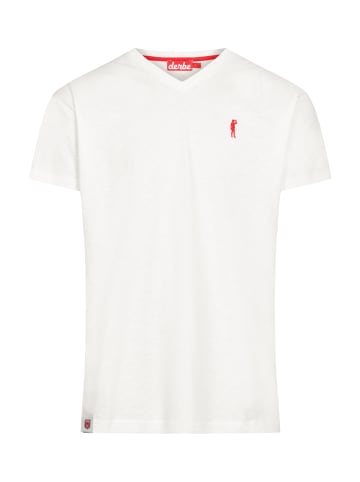 Derbe T-shirt Basic Kippes in off-white