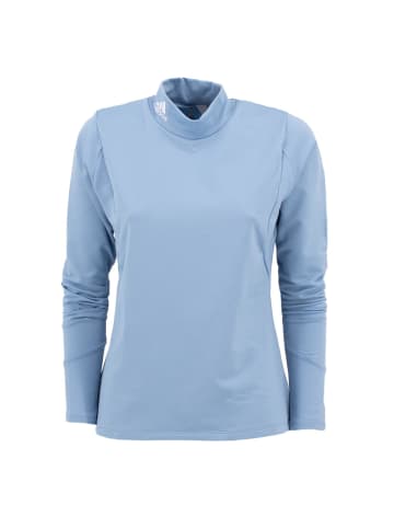 adidas Shirt Golf Cold Ready Mock Longsleeve in Blau